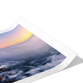 Papier d'art seul avec marge blanche